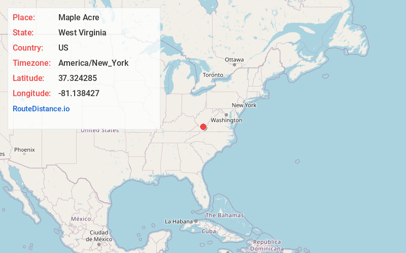 Map of Maple Acre