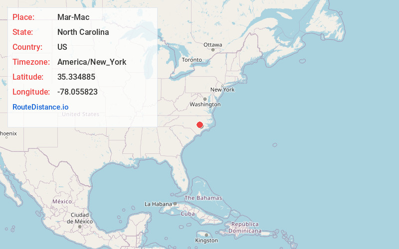 Map of Mar-Mac
