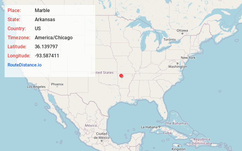 Map of Marble