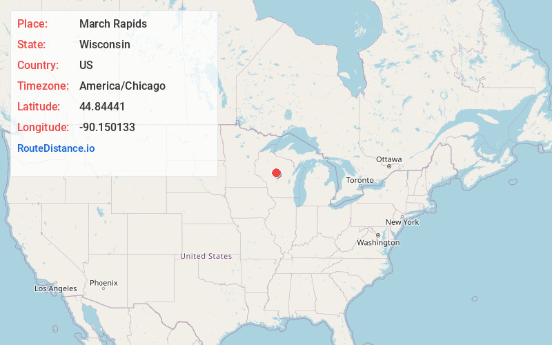 Map of March Rapids