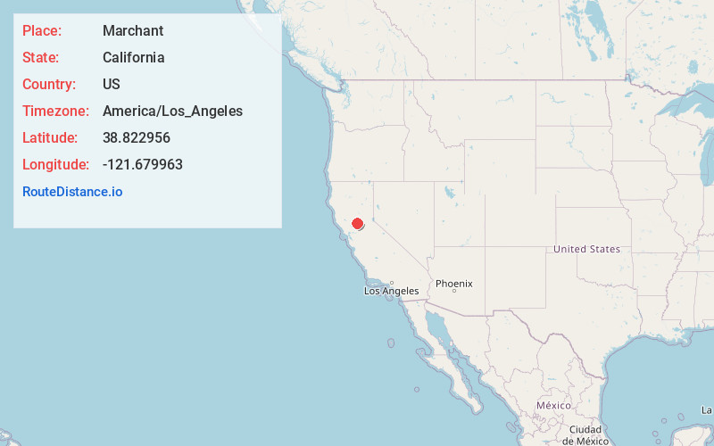 Map of Marchant