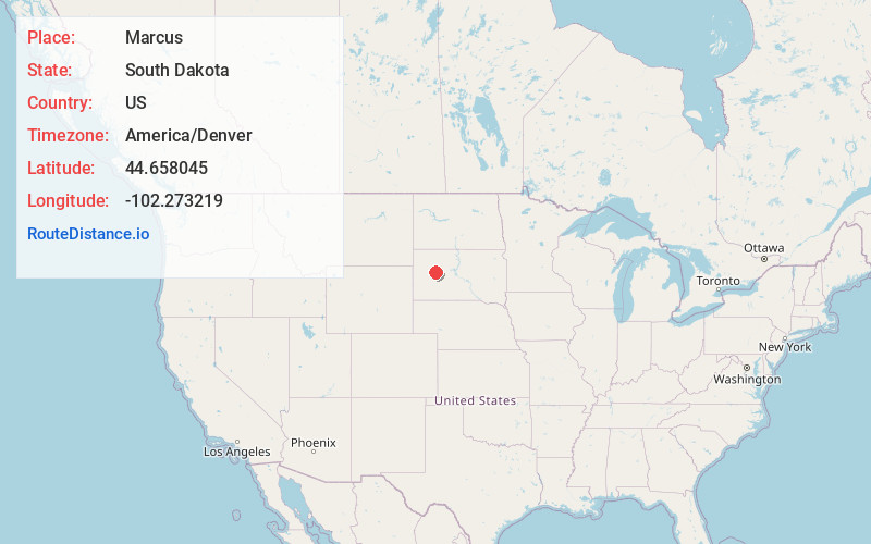 Map of Marcus