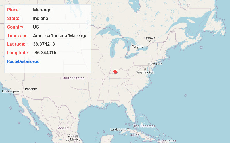 Map of Marengo