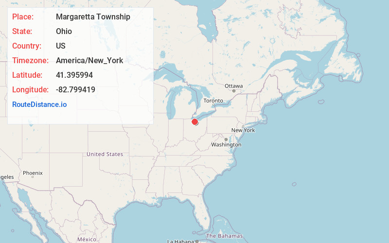 Map of Margaretta Township