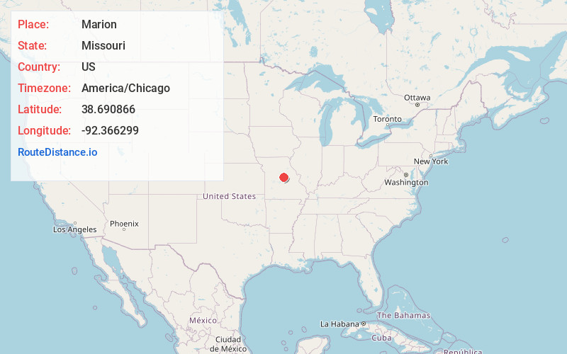 Map of Marion