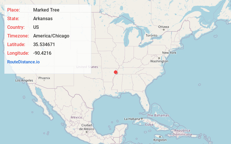 Map of Marked Tree