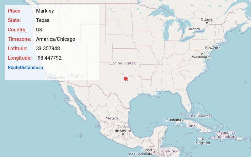 Map of Markley
