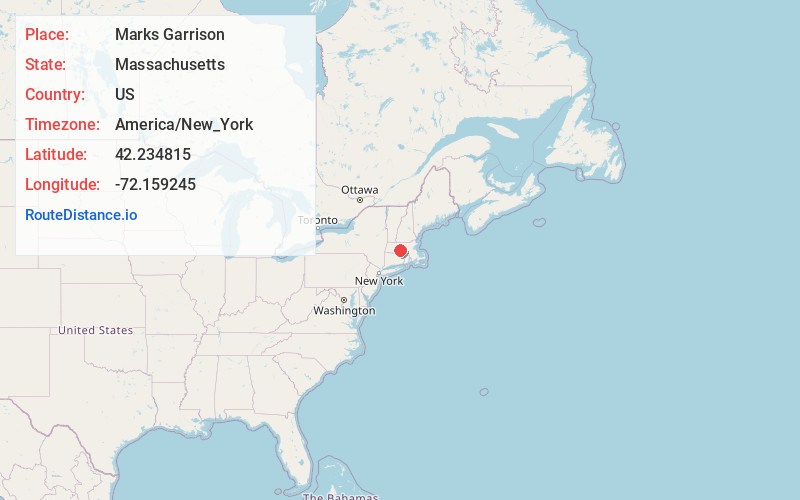 Map of Marks Garrison