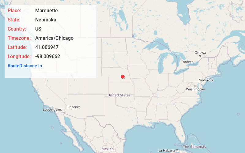 Map of Marquette