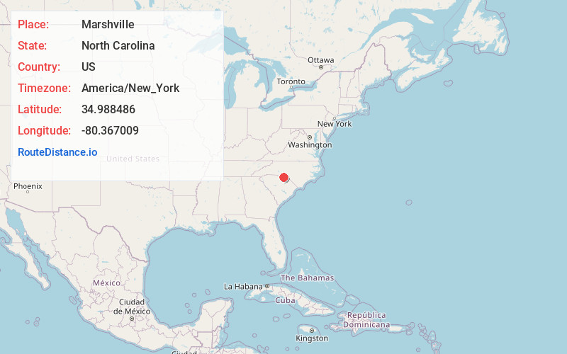Map of Marshville