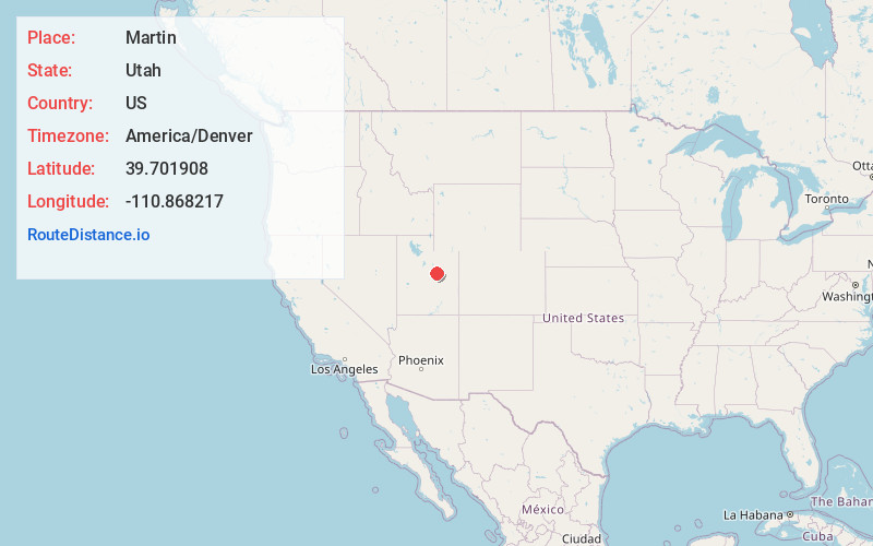 Map of Martin