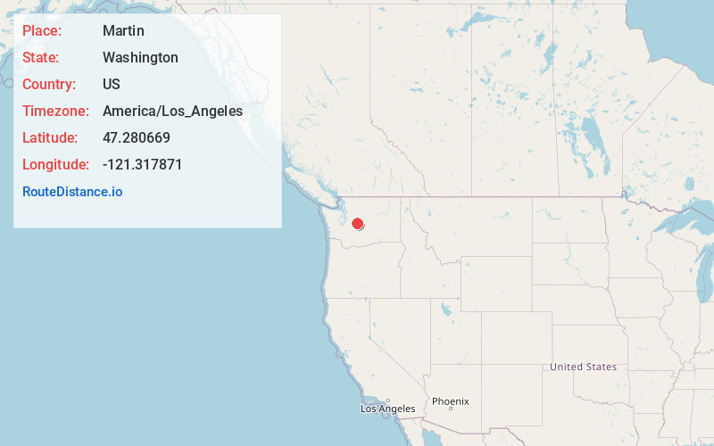 Map of Martin