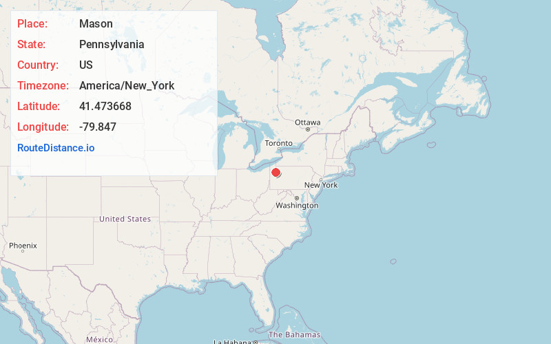 Map of Mason