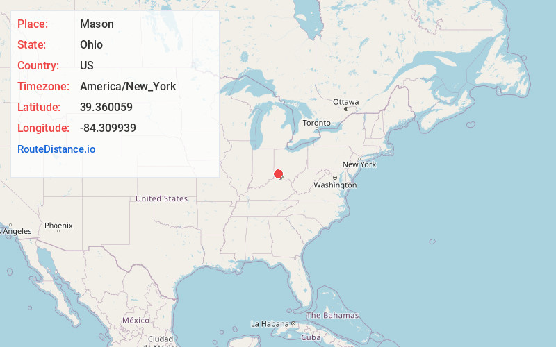 Map of Mason