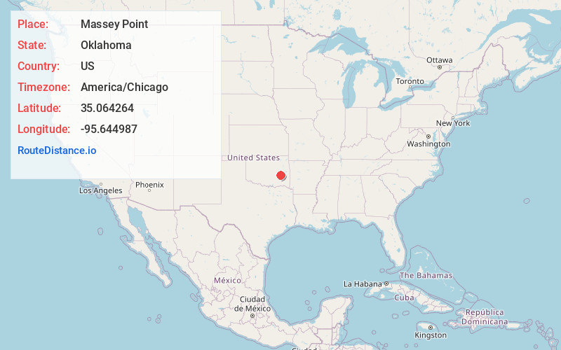 Map of Massey Point