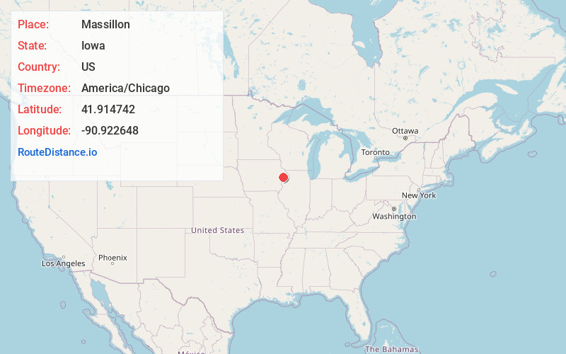 Map of Massillon