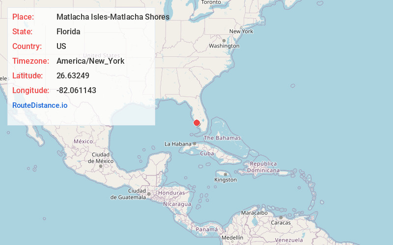 Map of Matlacha Isles-Matlacha Shores