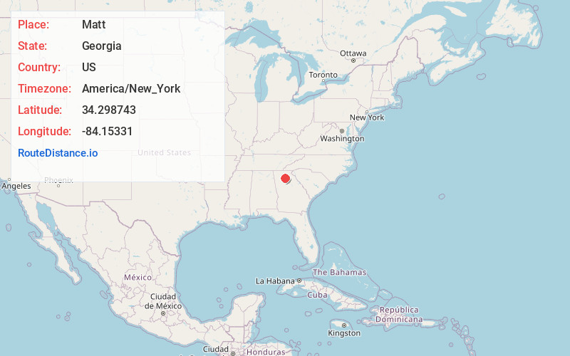 Map of Matt