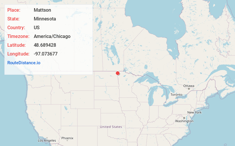 Map of Mattson