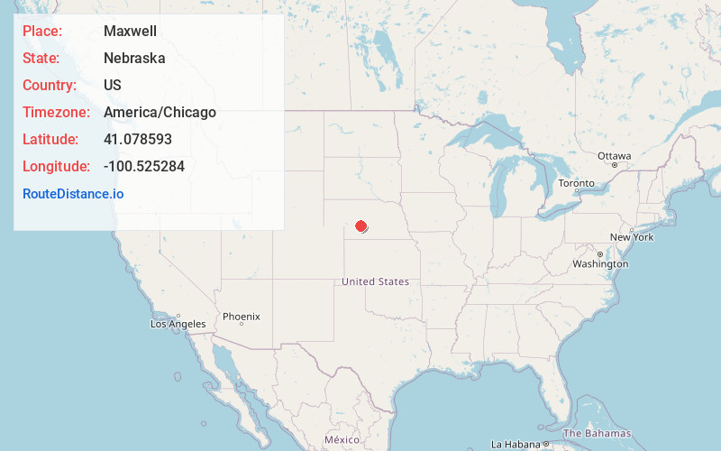 Map of Maxwell