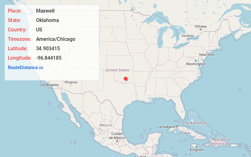 Map of Maxwell