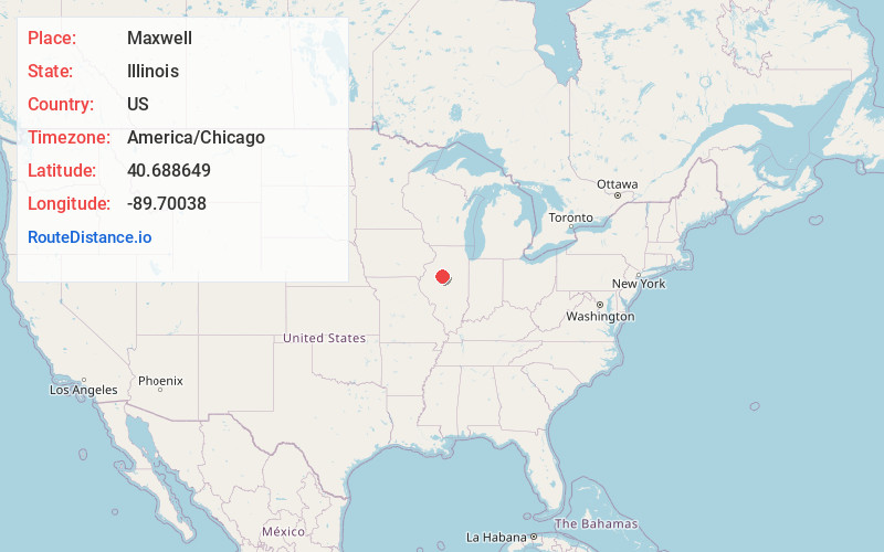 Map of Maxwell