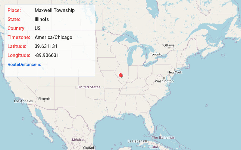 Map of Maxwell Township