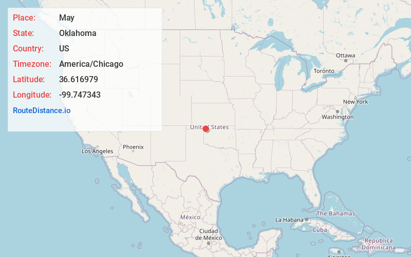Map of May