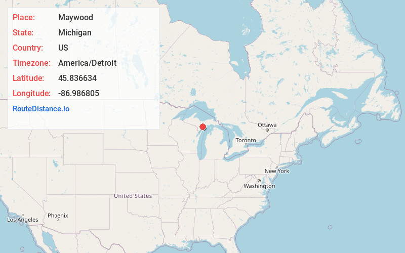 Map of Maywood