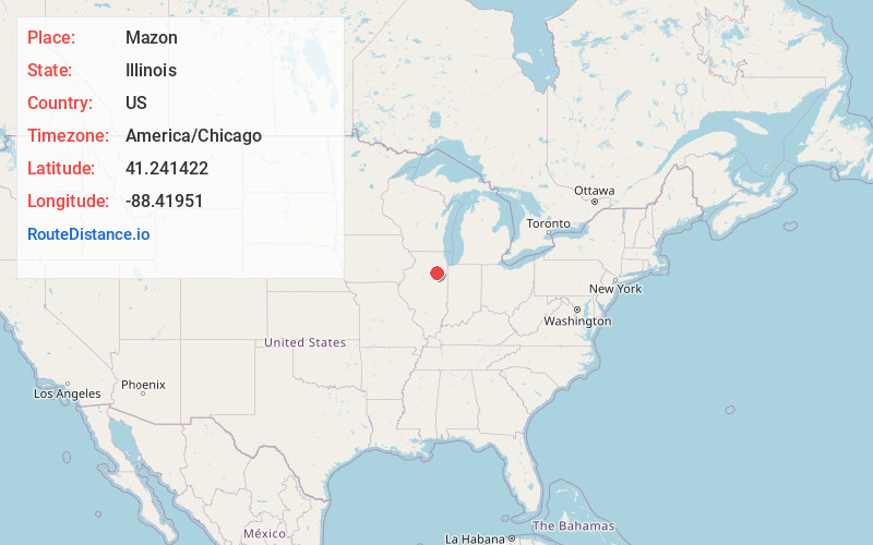 Map of Mazon