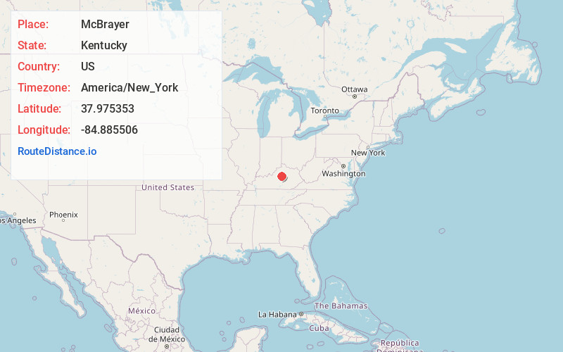 Map of McBrayer