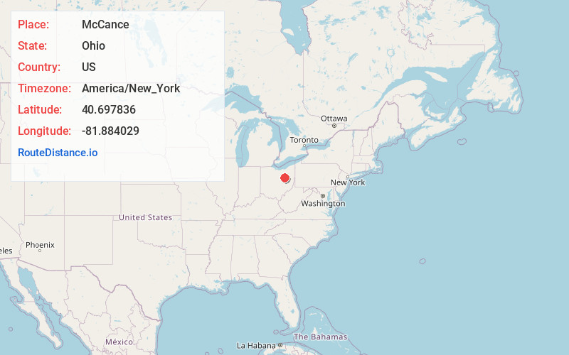 Map of McCance