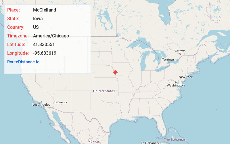 Map of McClelland