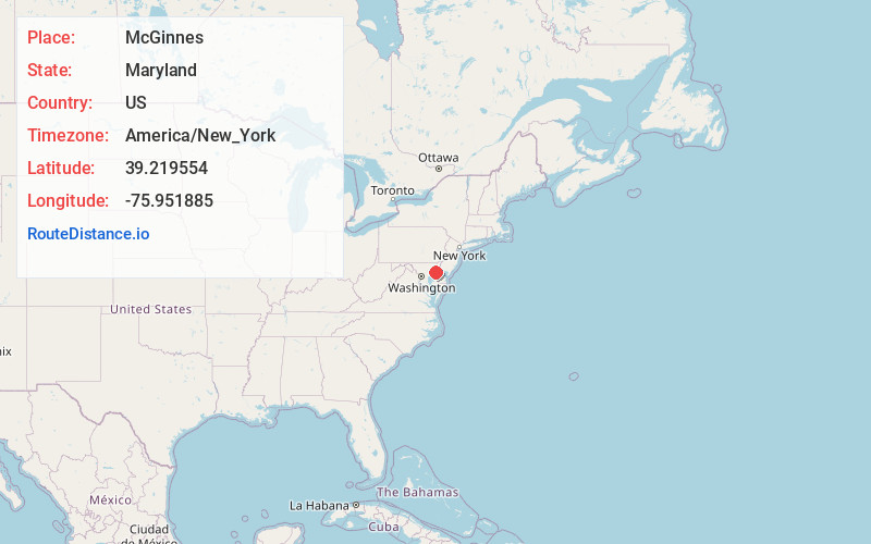 Map of McGinnes