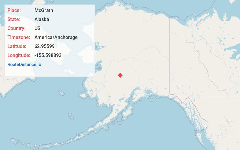 Map of McGrath