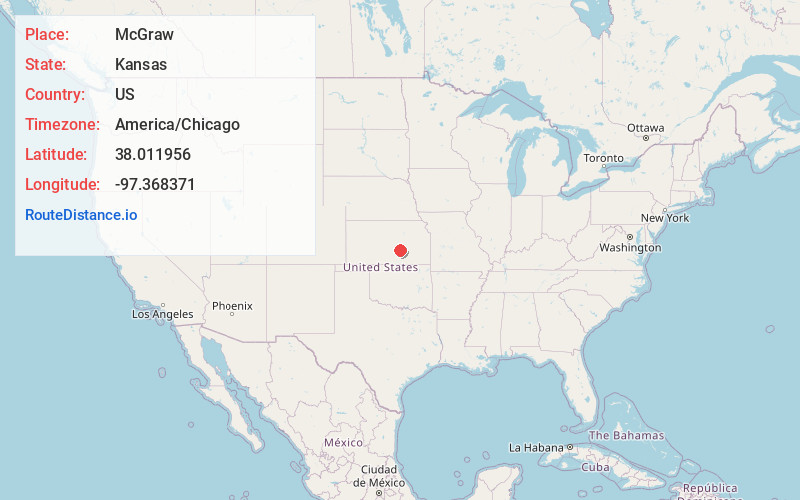 Map of McGraw