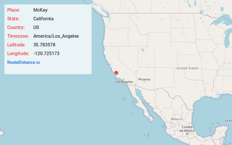Map of McKay