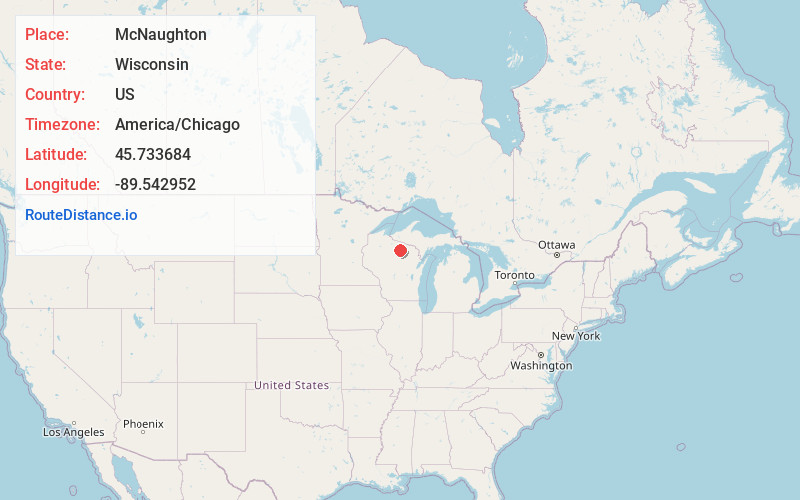 Map of McNaughton