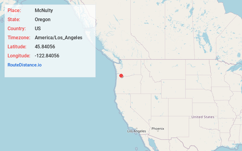 Map of McNulty