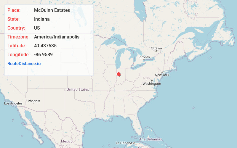 Map of McQuinn Estates