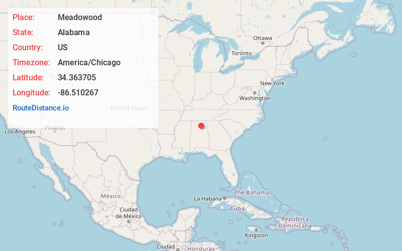 Map of Meadowood
