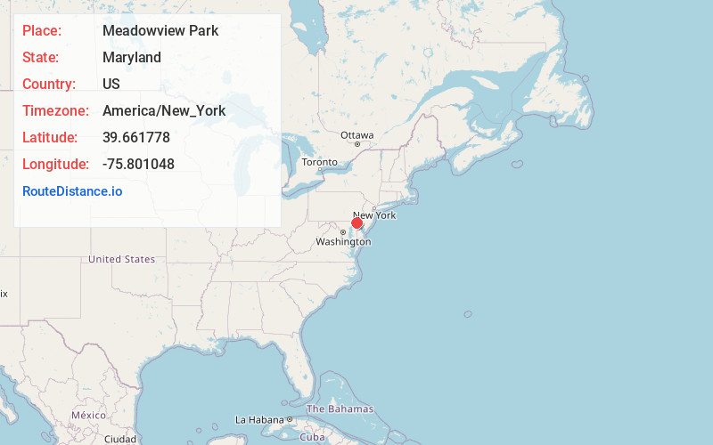 Map of Meadowview Park