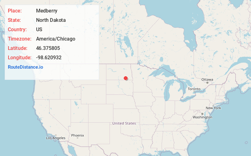 Map of Medberry