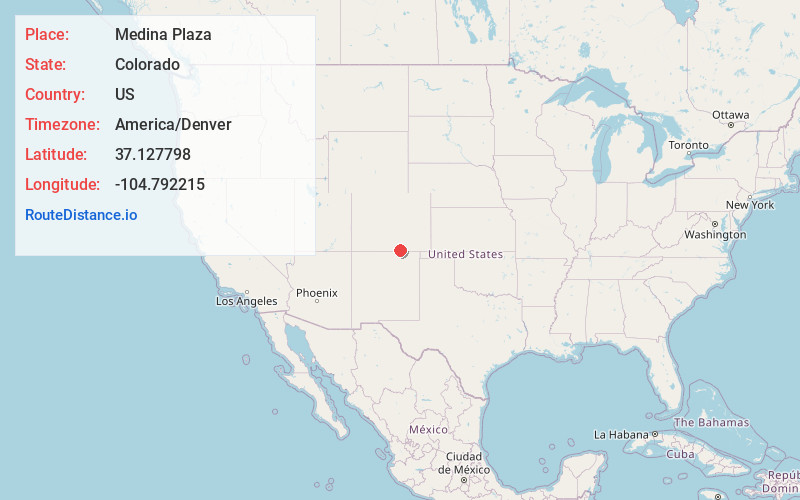 Map of Medina Plaza
