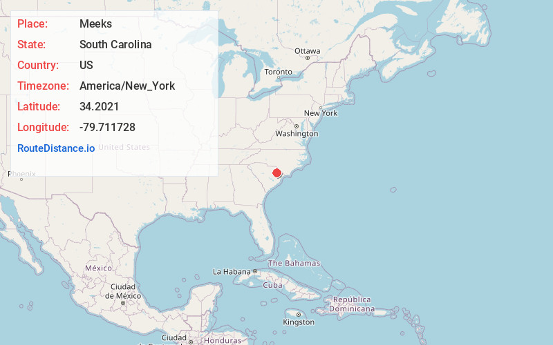 Map of Meeks