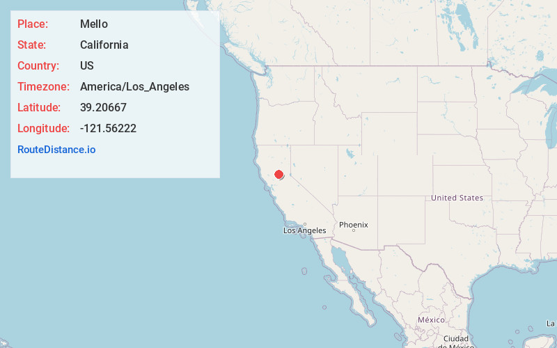 Map of Mello