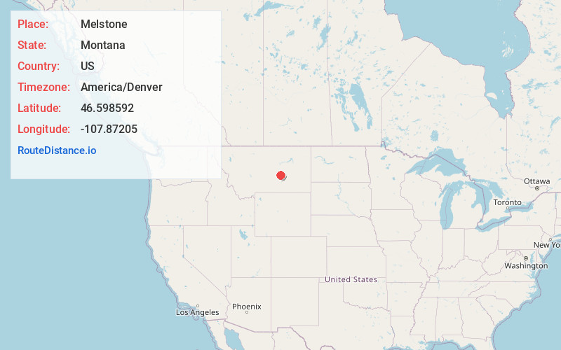 Map of Melstone