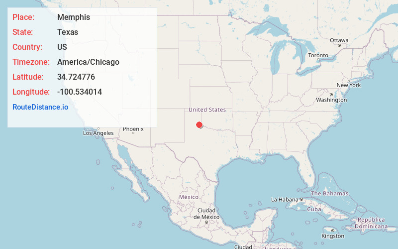 Map of Memphis