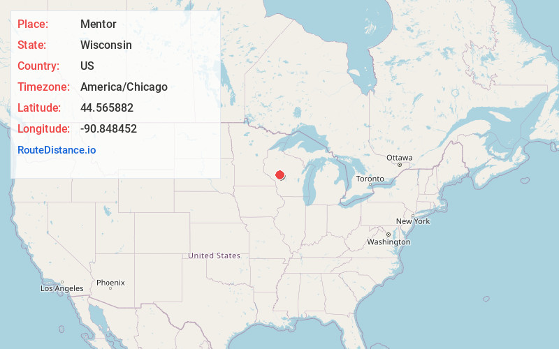 Map of Mentor