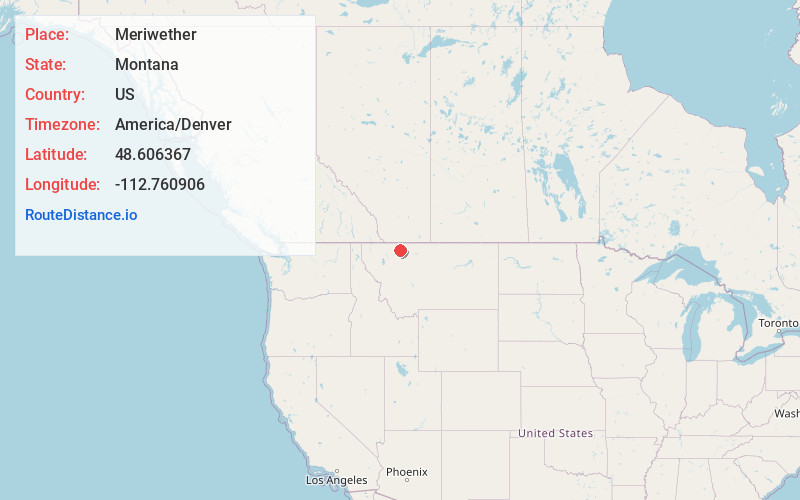 Map of Meriwether